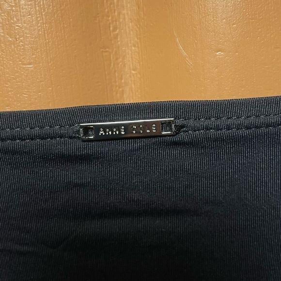 Nwt Anne Cole O-Ring Deep Plunge Black Tank Swimsuit (SW05) - Picture 10 of 11